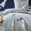 Kinderbettwäsche, Grey -Teppiche Verkäufe SpaceStar Bettwaesche Grau Grey 135x200 mil
