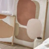 Leinwand-Druck-handbemalt, Dunkelbeige -Teppiche Verkäufe Storea Druckgerahmt Beige Dunkelbeige 30x40 mil2