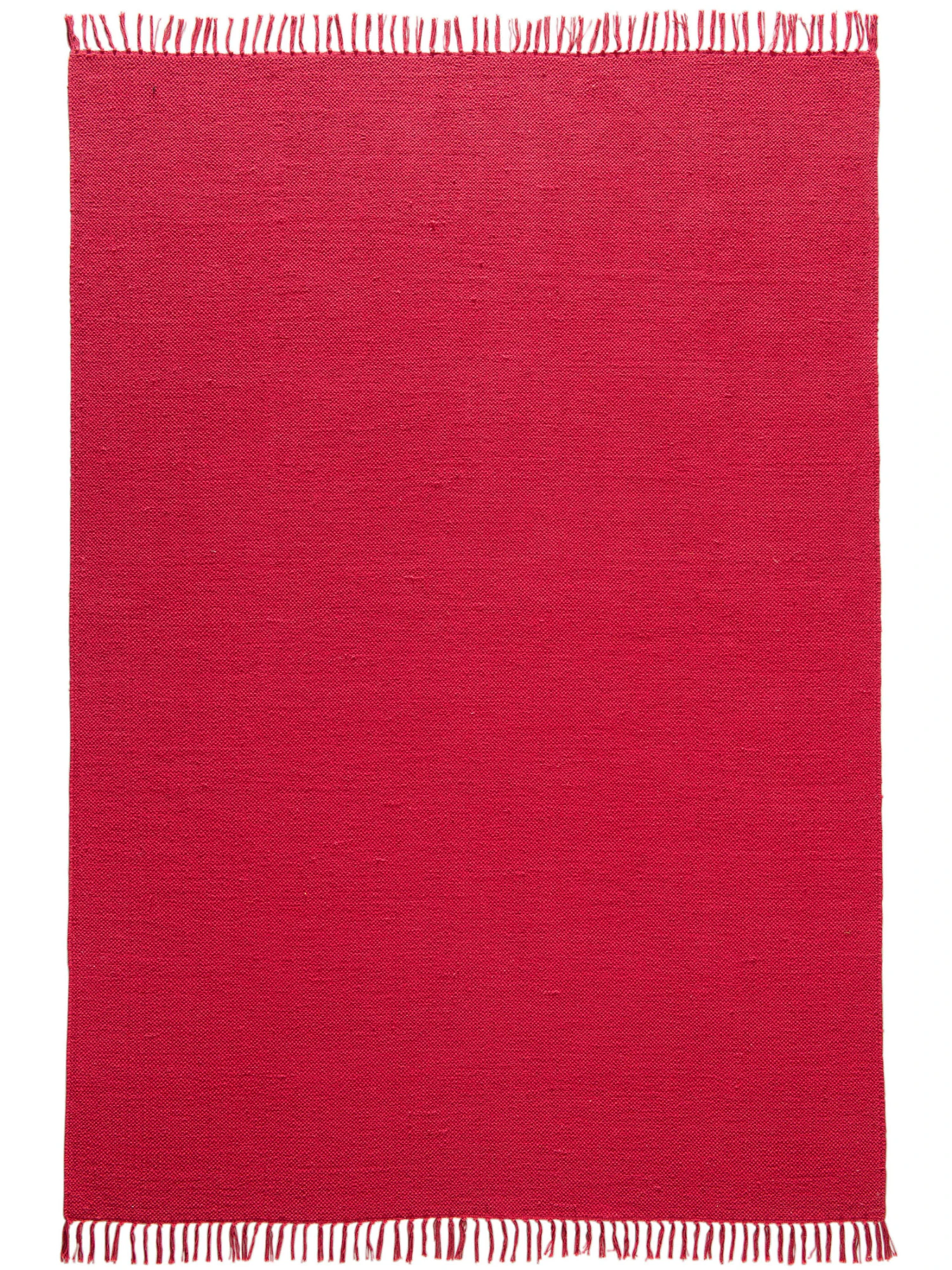 Baumwoll-Teppich, Himbeerrot 4 Baumwoll-Teppich, Himbeerrot – Bild 2