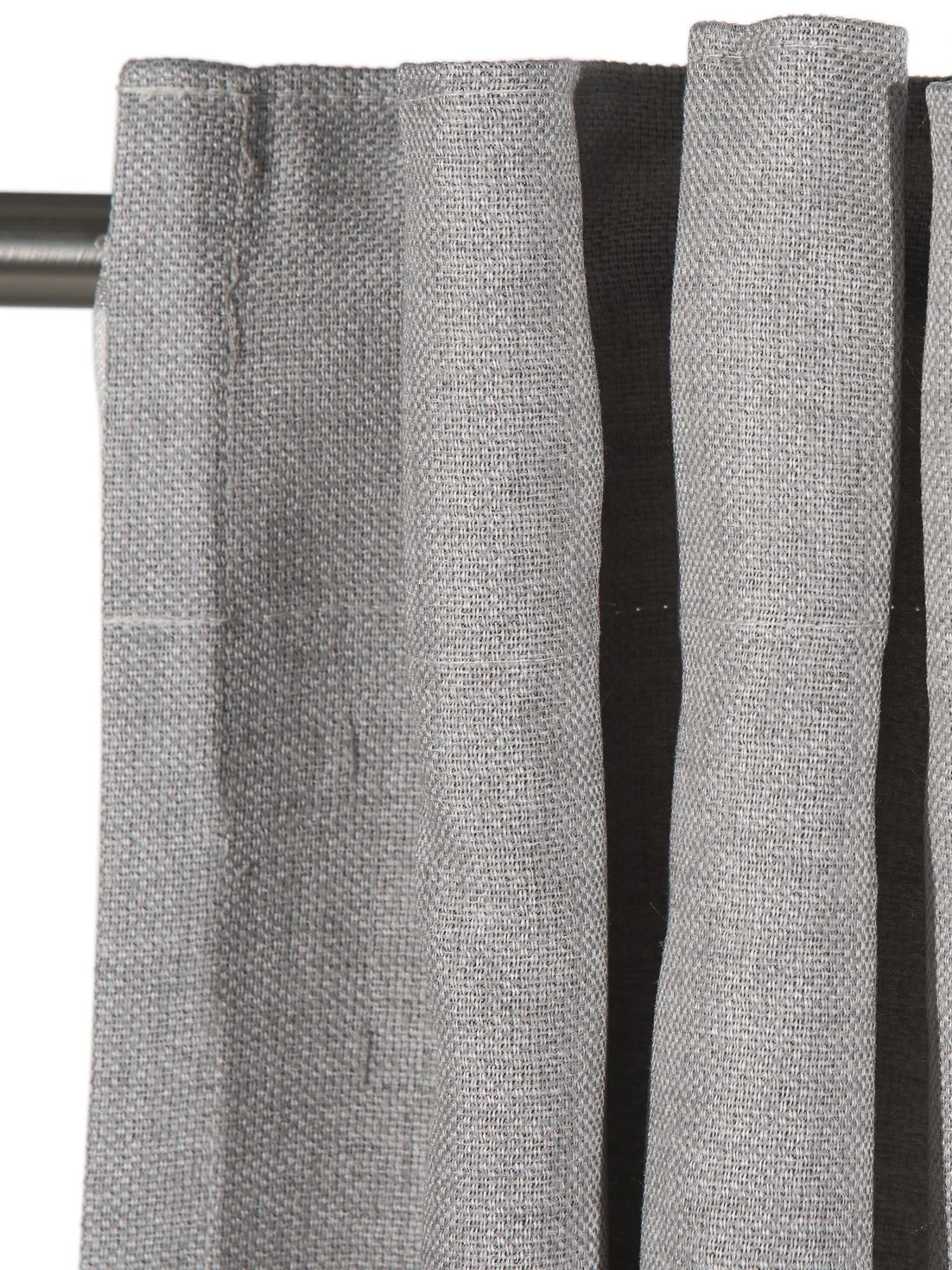 Vorhang Mit Gardinenband, Silber 6 Vorhang Mit Gardinenband, Silber – Bild 4