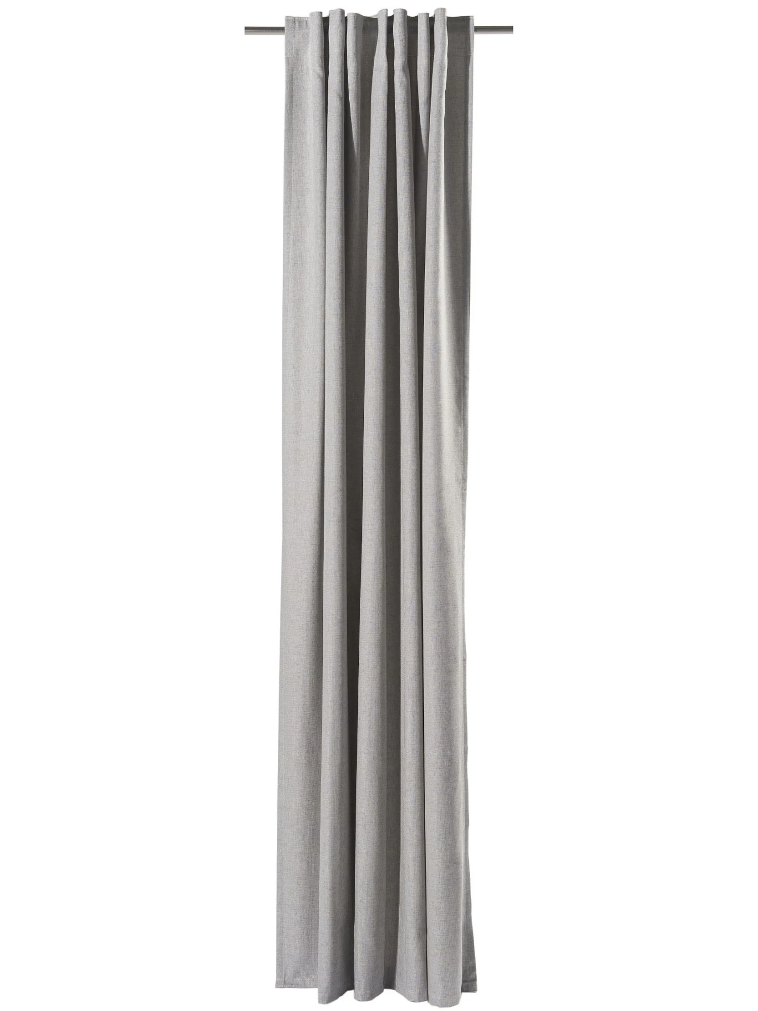 Vorhang Mit Gardinenband, Silber 4 Vorhang Mit Gardinenband, Silber – Bild 2