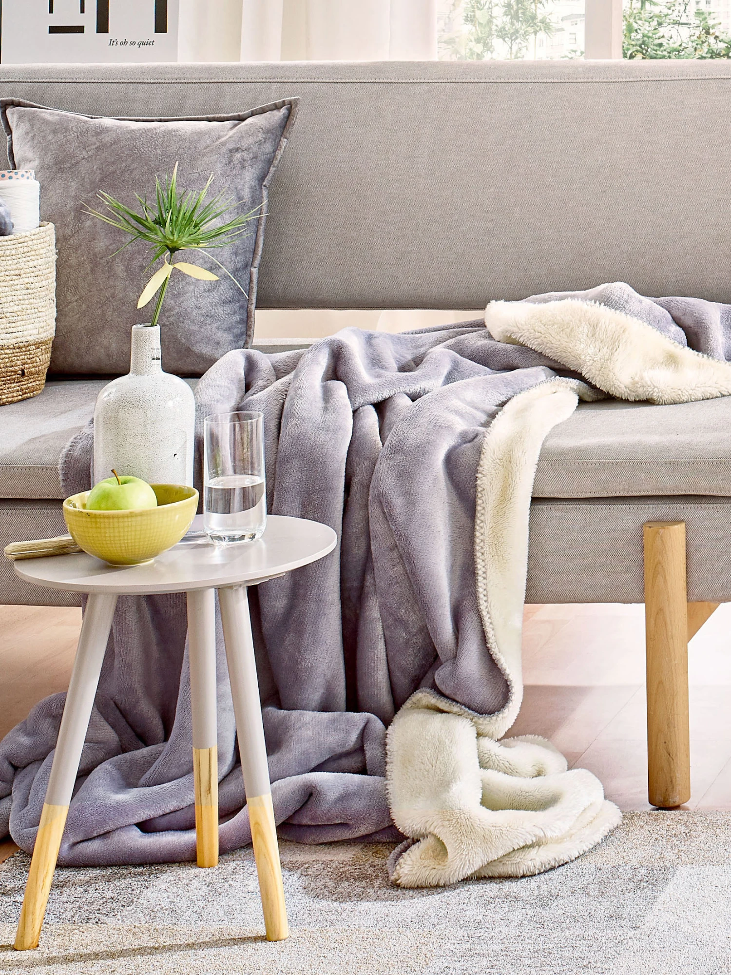 Decke, Silber 3 Decke, Silber