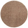Hochflor-Teppich, Cappuccino -Teppiche Verkäufe Tenderness Uniteppich braun cappuccino rund pla