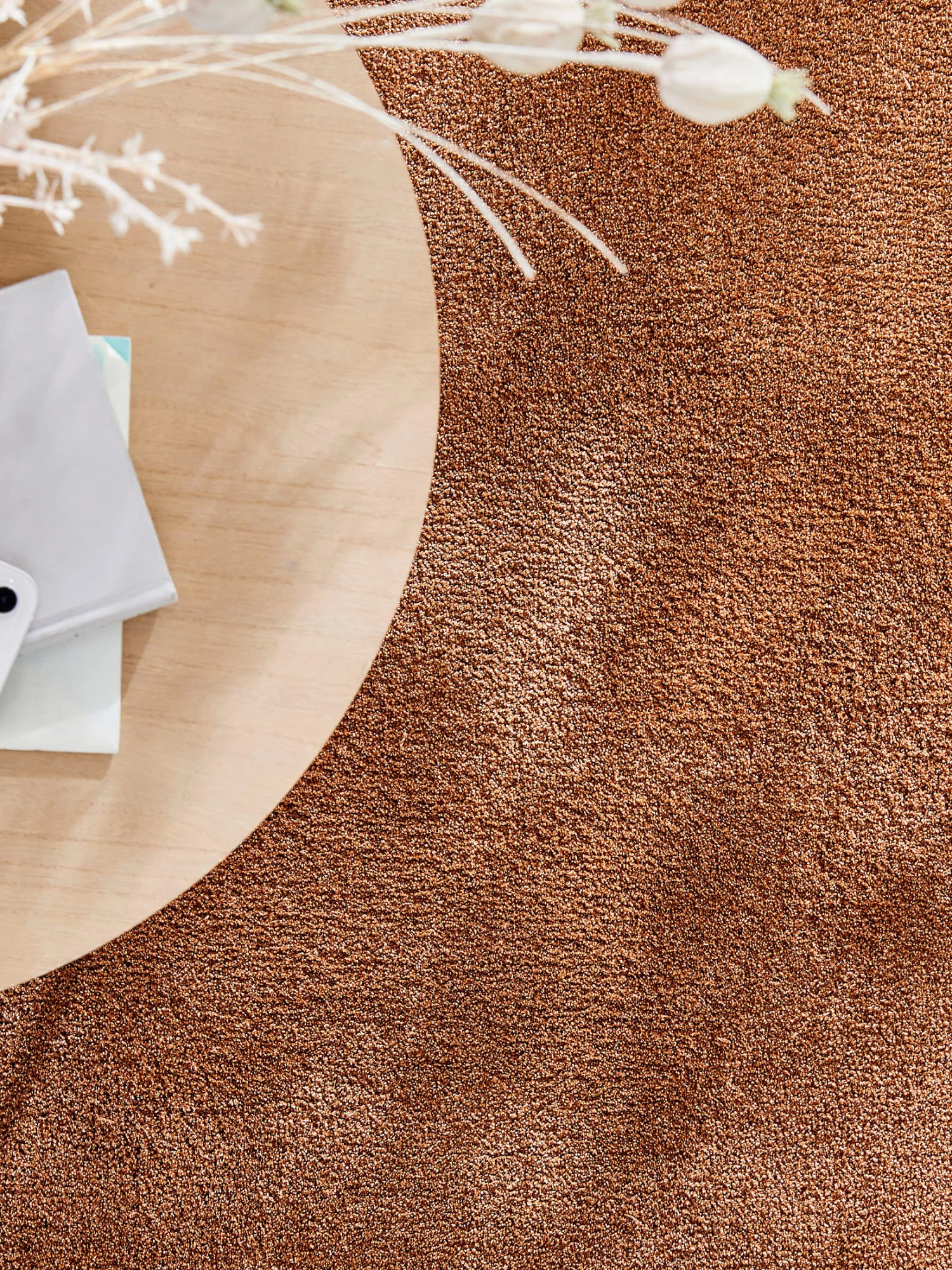 Velours-Teppichboden, Kupfer 94 4 Velours-Teppichboden, Kupfer 94 – Bild 2