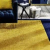 Hochflor-Teppich, Gold -Teppiche Verkäufe Touch Uniteppich Gelb Gold 160x230 mil