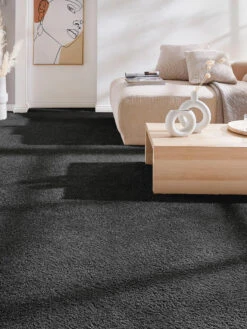 Langflor-Teppichboden, Graphit 78