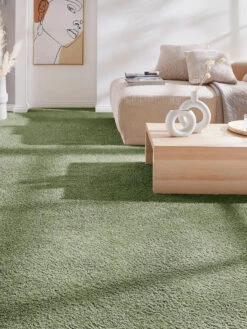 Langflor-Teppichboden, Olive 44