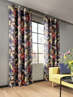 Ösenschal, Dunkelblau