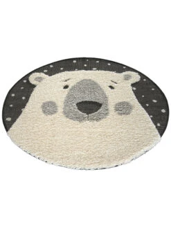 Kinder-Teppich, Dunkelgrau 9 Kinder-Teppich, Dunkelgrau -Teppiche Verkäufe Ursus KinderTeppich Grau Dunkelgrau 120rund fper