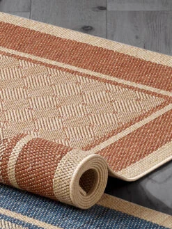 Flachgewebe-Teppich, Terra 7 Flachgewebe-Teppich, Terra -Teppiche Verkäufe Valley Flachgewebe Teppich orange terra lup