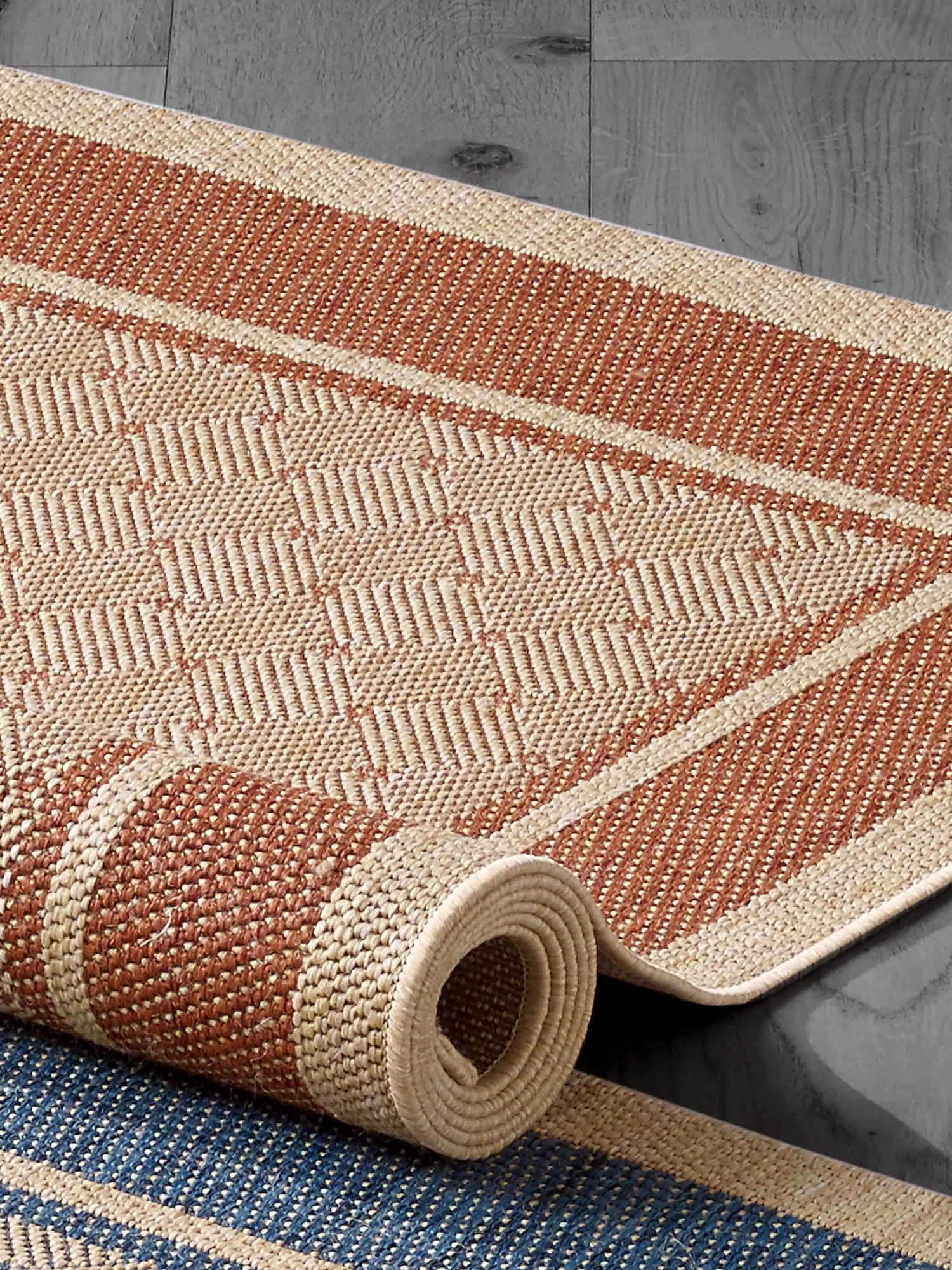 Flachgewebe-Teppich, Terra 5 Flachgewebe-Teppich, Terra – Bild 3