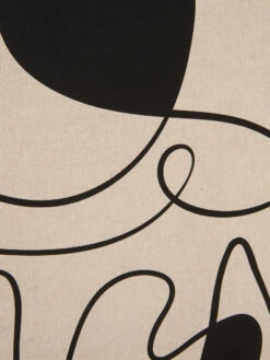 Leinwand-Druck-gerahmt, Beige/Schwarz -Teppiche Verkäufe Velara Druckgerahmt Schwarz BeigeSchwarz 40x50 lup