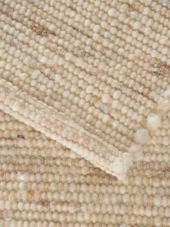 Woll-Teppich, Light Beige 11 Woll-Teppich, Light Beige -Teppiche Verkäufe Vennesund HandwebTeppich Creme Hellbeige 170x230 wel