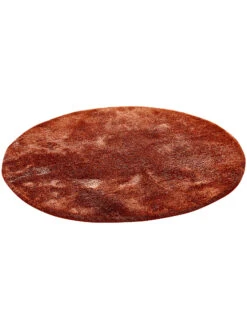 Hochflor-Teppich, Kupfer -Teppiche Verkäufe Vernissage Langflorteppich orange kupfer 200rund per