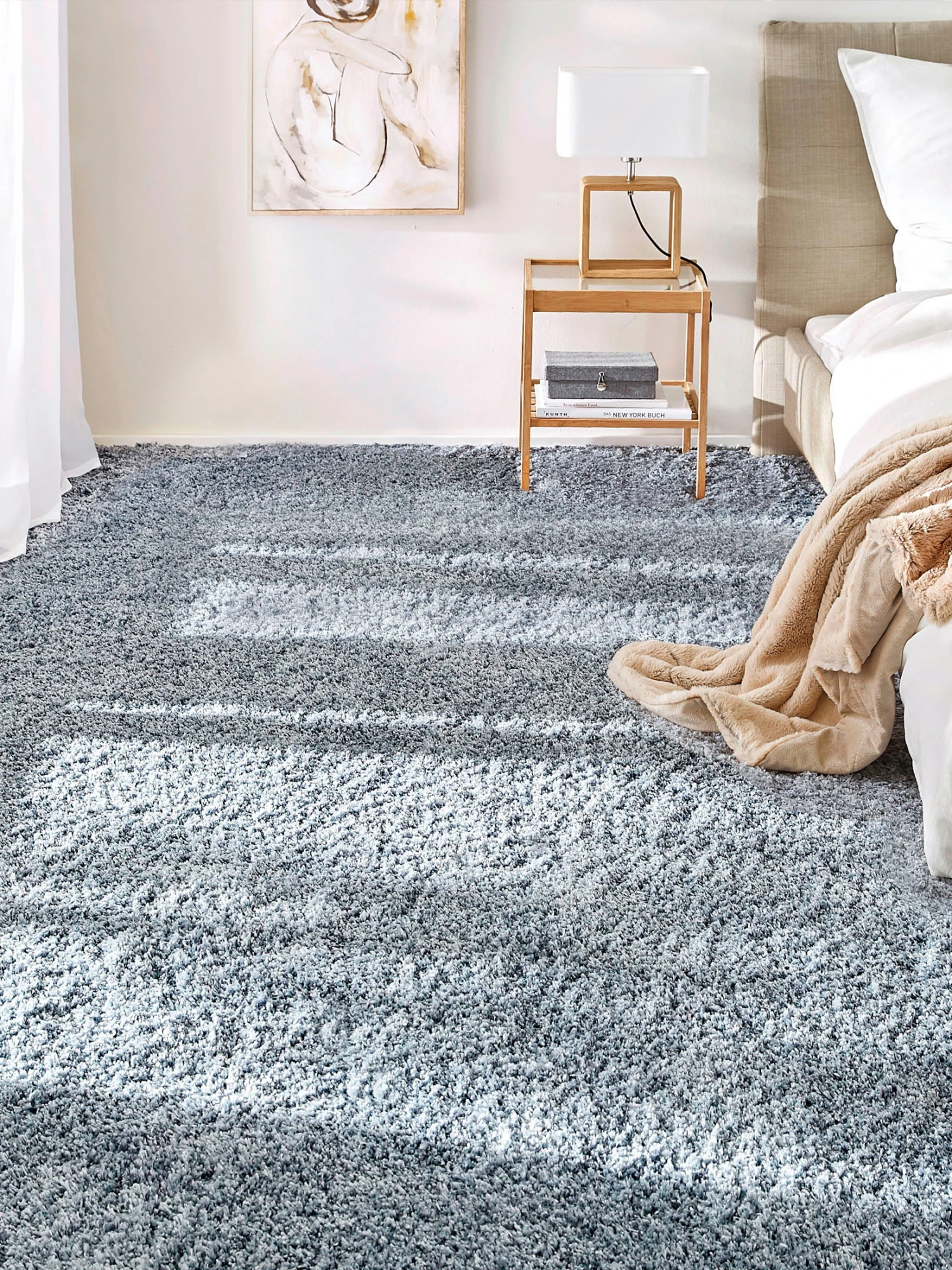 Velours-Teppichboden, Aqua 80 3 Velours-Teppichboden, Aqua 80