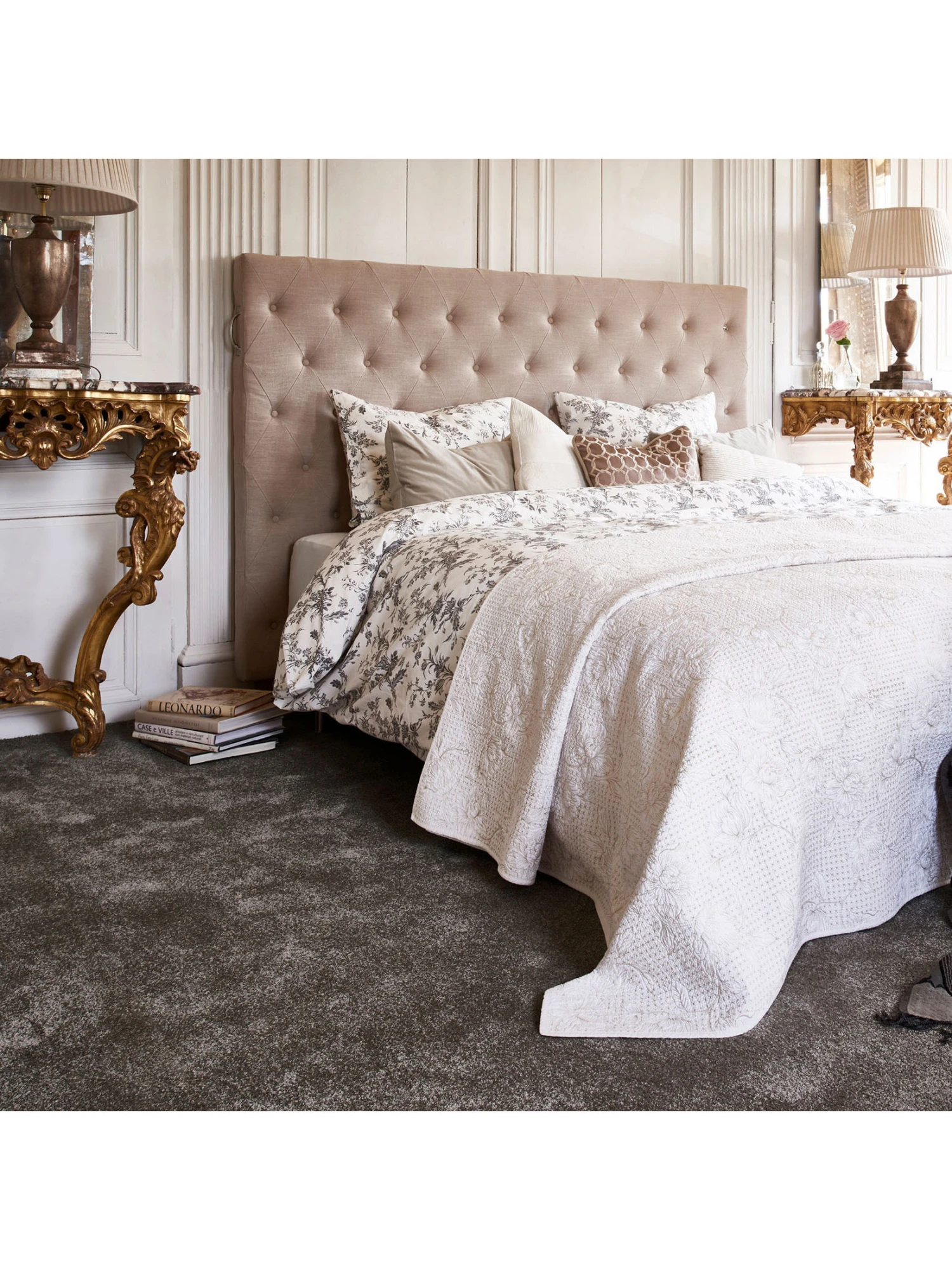 Velours-Teppichboden, Mocca 44 3 Velours-Teppichboden, Mocca 44