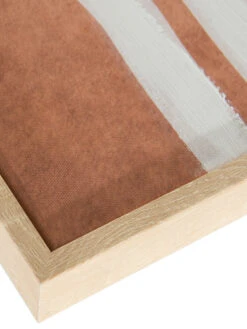 Leinwand Druck, Ocker -Teppiche Verkäufe Wesala Druckgerahmt Terracotta Ocker 30x40 lup2