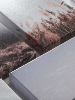 Druck, Hellbraun 8 Druck, Hellbraun -Teppiche Verkäufe ZufluchtamMeer Leinwandbild Blau Hellbraun 25x25 lup